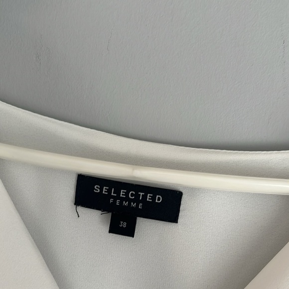 Selected femme Elegant White Women's Blouse medium - Picture 5 of 6